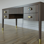 Письменный стол с 4-мя ящиками Elsa Dreams Walnut варинант исполнения - 4 | Loft Concept в Ижевске