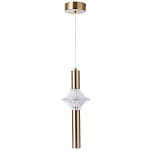 Подвесной светильник Toussaint Metal Tube Brass Hanging Lamp варинант исполнения - 2 | Loft Concept в Ижевске