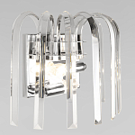 Бра цвета никель с изогнутыми хрустальными элементами Radiant Ribbons варинант исполнения - 4 | Loft Concept в Ижевске