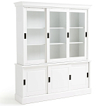 Витрина из массива сосны Cobbett White Wood Showcase варинант исполнения - 3 | Loft Concept в Ижевске