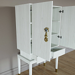 Кабинетный шкаф Elsa Dreams White с 2-мя ящиками варинант исполнения - 3 | Loft Concept в Ижевске