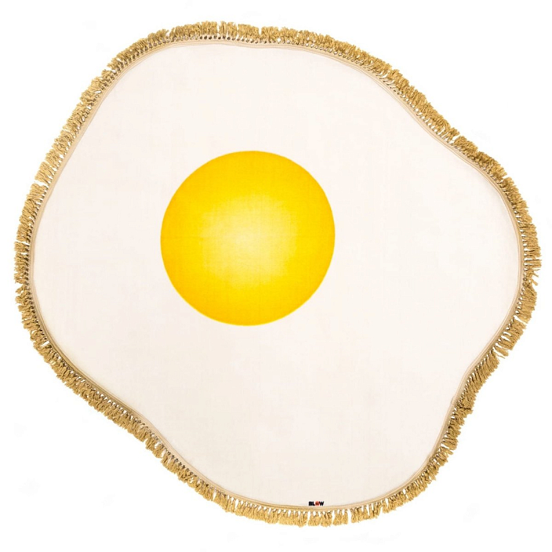 Ковер Seletti Rug Egg Желтый Белый в Ижевске | Loft Concept 