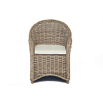 Кресло из ротанга с подушкой Nest бежево-серое варинант исполнения - 2 | Loft Concept в Ижевске