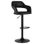 Барный стул черного цвета Strohach варинант исполнения - 1 | Loft Concept в Ижевске