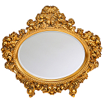 Зеркало настенное золотое с ажурным резным орнаментом Classic Ornament Mirror варинант исполнения - 1 | Loft Concept в Ижевске
