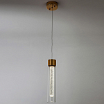 Подвесной светильник золото Sparkling Bubbles Tube Gold Hanging Lamp варинант исполнения - 3 | Loft Concept в Ижевске
