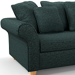 Мебельная ткань Шенилл темно-зеленый цвет 138 см T4-39 варинант исполнения - 5 | Loft Concept в Ижевске