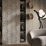 Гипсовая 3D панель с принтографией PM-37 варинант исполнения - 1 | Loft Concept в Ижевске