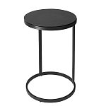 Кофейный столик круглый чёрный Compact Loft варинант исполнения - 2 | Loft Concept в Ижевске