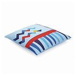 Подушка декоративная из хлопка по мотивам нанайских орнаментов Ural and Siberian Patterns варинант исполнения - 1 | Loft Concept в Ижевске