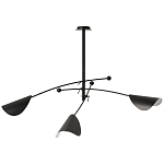 Потолочный светильник с подвижными плафонами Aracea Black Ceiling Lamp варинант исполнения - 1 | Loft Concept в Ижевске
