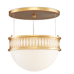 Подвесной светильник с фактурным золотым каркасом Exceptional Classic Design варинант исполнения - 3 | Loft Concept в Ижевске