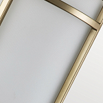 Бра с геометрическим каркасом и матовым белым цилиндрическим плафоном Feiss варинант исполнения - 4 | Loft Concept в Ижевске