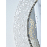 Зеркало круглое инкрустированное раковинами устриц Bone Inlay Dome Mirror White варинант исполнения - 4 | Loft Concept в Ижевске