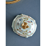 Шкатулка голубого цвета с рисунком и состаренным эффектом Eden Garden варинант исполнения - 5 | Loft Concept в Ижевске