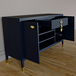 Комод-буфет Elsa Dreams Blue с открытыми полками   варинант исполнения - 6 | Loft Concept в Ижевске