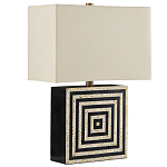 Настольная лампа с квадратным основанием и прямоугольным абажуром Neat Lines варинант исполнения - 4 | Loft Concept в Ижевске