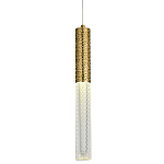 Подвесной светильник латунь Dew Drops Tube Brass Hanging Lamp варинант исполнения - 1 | Loft Concept в Ижевске