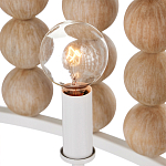 Люстра в форме цилиндра с вставками из деревянных бусин Wooden Beads варинант исполнения - 4 | Loft Concept в Ижевске