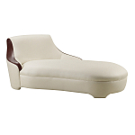 Премиальная кушетка с вставками из кожи Holland варинант исполнения - 1 | Loft Concept в Ижевске