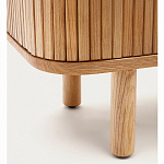 Буфет из ясеневого шпона с открытыми полками и 2-мя раздвижными дверями Toinette варинант исполнения - 4 | Loft Concept в Ижевске