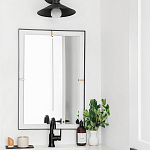 Зеркало прямоугольное в черной раме Gwendelyn варинант исполнения - 3 | Loft Concept в Ижевске