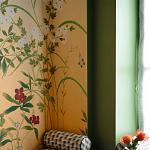 Обои ручная роспись Four Seasons Original colourway on painted Xuan paper with gold ombre варинант исполнения - 2 | Loft Concept в Ижевске