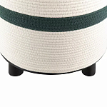 Пуф с плетеной светло-бежевой обивкой Serene Holidays варинант исполнения - 3 | Loft Concept в Ижевске