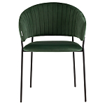 Стул в велюре зеленого цвета Horizon варинант исполнения - 2 | Loft Concept в Ижевске