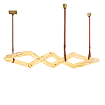 Люстра подвесная с фигурным светодиодным плафоном Calcite Figural Light варинант исполнения - 3 | Loft Concept в Ижевске