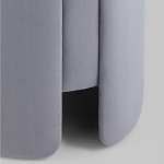 Пуф Alice Poof Grey Серый велюр варинант исполнения - 3 | Loft Concept в Ижевске