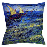 Подушка декоративная Корабли Impressionism in Art варинант исполнения - 1 | Loft Concept в Ижевске