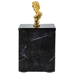 Мраморная шкатулка с бюстом из металла KELLY WEARSTLER варинант исполнения - 3 | Loft Concept в Ижевске