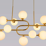 Люстра подвесная с белыми лампами в форме шара Flute варинант исполнения - 2 | Loft Concept в Ижевске