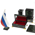 Настольный письменный набор из нефрита в подарочной коробке Victorious варинант исполнения - 7 | Loft Concept в Ижевске