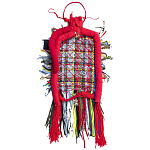 Настенный ковер разноцветный из одежды Heart варинант исполнения - 1 | Loft Concept в Ижевске