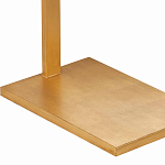 Торшер с прямоугольным абажуром на золотом металлическом каркасе Rectangular Plane  варинант исполнения - 3 | Loft Concept в Ижевске