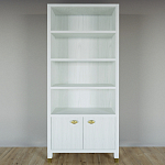 Книжный Стеллаж Elsa Dreams White с задней стенкой варинант исполнения - 5 | Loft Concept в Ижевске