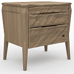 Тумба прикроватная из массива дуба с 2-мя ящиками Tasteful Furniture варинант исполнения - 1 | Loft Concept в Ижевске