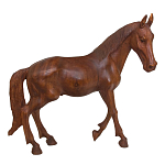 Статуэтка из дерева суар дикая лошадь Wild Horses варинант исполнения - 4 | Loft Concept в Ижевске