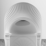 Встраиваемый в стену гипсовый светильник под покраску с арками и рельефными колоннами Antiquity Athena варинант исполнения - 6 | Loft Concept в Ижевске