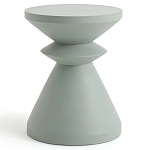 Светло-серый приставной столик из массива AMORPHOUS варинант исполнения - 1 | Loft Concept в Ижевске