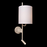 Бра с цилиндрическим тканевым абажуром и регулируемым спотом Pure Cylinder варинант исполнения - 1 | Loft Concept в Ижевске