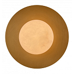 Бра круглое с плафоном из натурального камня на латунном основании Cryptocrystalline Stone варинант исполнения - 2 | Loft Concept в Ижевске