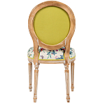 Стул из массива бука бежевый с изображением птиц и цветов Beige Green Chinoiserie Rose Garden Chair варинант исполнения - 2 | Loft Concept в Ижевске