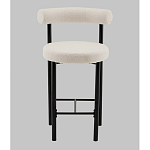 Стул полубарный Floreo букле молочный варинант исполнения - 4 | Loft Concept в Ижевске