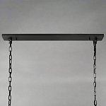 Люстра с черным каркасом и абажуром из прямоугольных мраморных панелей Calling to Shine варинант исполнения - 1 | Loft Concept в Ижевске