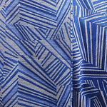 Мебельная ткань Жаккард синий принт 140 см T2-132 варинант исполнения - 2 | Loft Concept в Ижевске