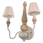 Бра с двумя конусовидными тканевыми абажурами Neighborhood варинант исполнения - 3 | Loft Concept в Ижевске