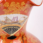 Ваза красного цвета с рисунком Chinoiserie Ceramics варинант исполнения - 2 | Loft Concept в Ижевске